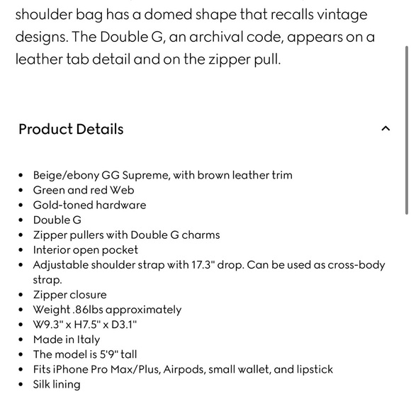 Authentic Gucci Ophidia Small Shoulder Bag GG domed shape silk lining Luxury - Picture 15 of 15